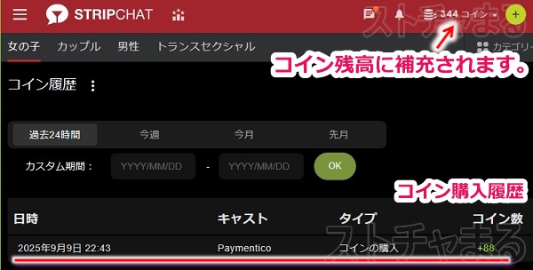 Stripchatでバンドルカードを使う手順9